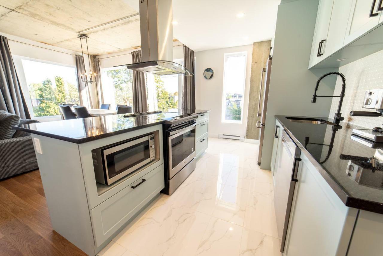 Aux Havres Urbains - Le Penthouse De La 3Ieme Avenue Apartment Quebec City Ngoại thất bức ảnh